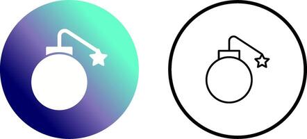 Exploding Cannon Ball Vector Icon