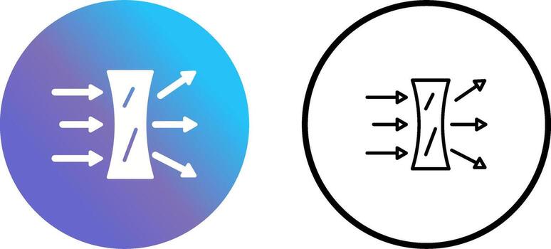 icono de vector de reflexión