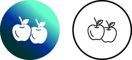 icono de vector de manzana