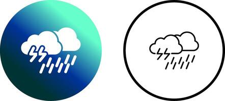 icono de vector de lluvia