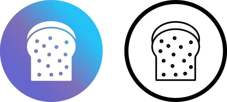 icono de vector de pan