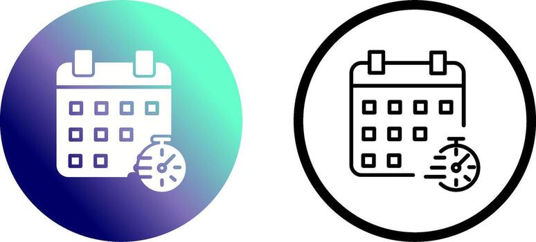 Timetable Vector Icon