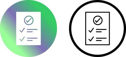 Check Up List Vector Icon