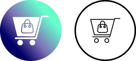 icono de vector de compras