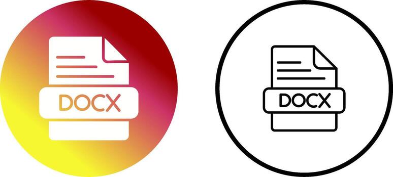 DOCX Vector Icon