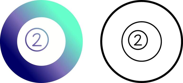 Pool Ball Vector Icon