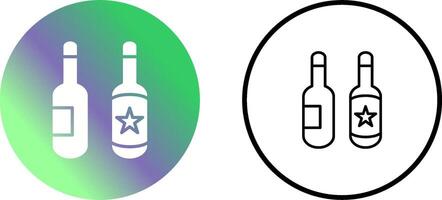 Beer Bottles Vector Icon