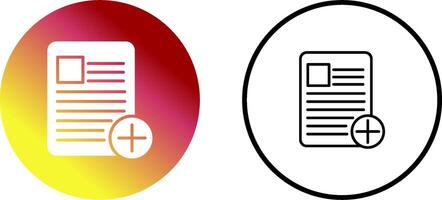 Medical Chart Vector Icon