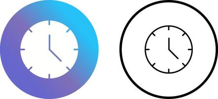 icono de vector de reloj