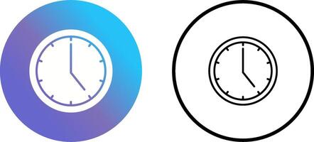 icono de vector de reloj