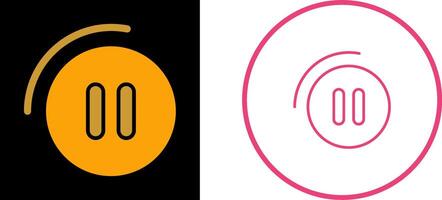 Pause Button Vector Icon