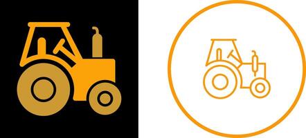 icono de vector de tractor