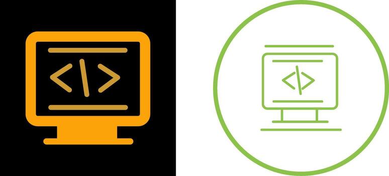 Coding Vector Icon