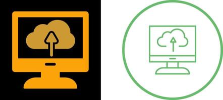 Cloud Backup Vector Icon