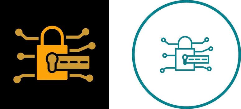 icono de vector de bloqueo de contraseña