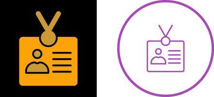 Identity Card Vector Icon