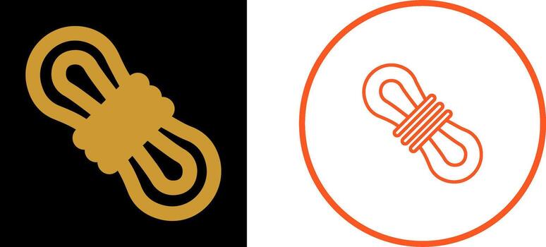 icono de vector de cuerda