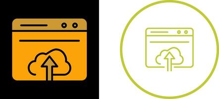 Upload Web Vector Icon