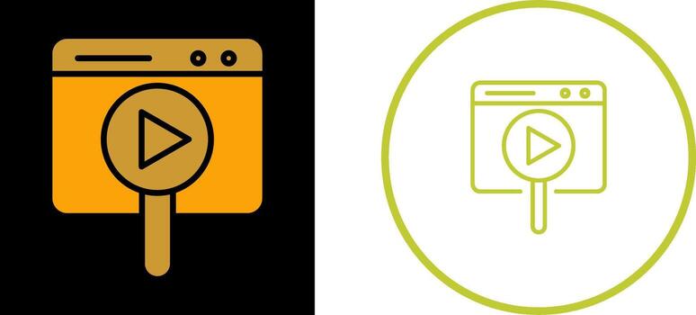 Multimedia Browser Vector Icon