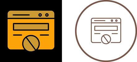 Block Website Vector Icon