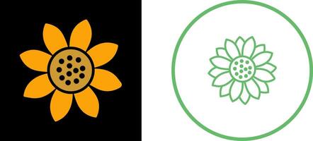 Sunflower Vector Icon