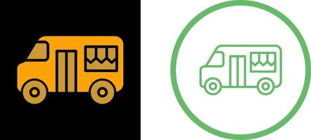 Fast Food Truck Vector Icon