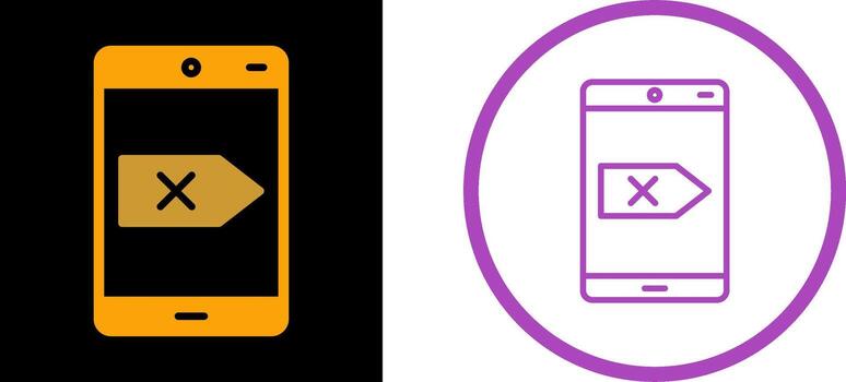 eliminar icono de vector