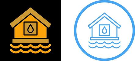 Water House Vector Icon