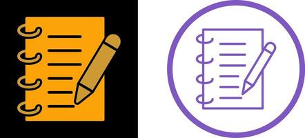 Spring Notebook Vector Icon