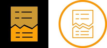 Corrupted List Vector Icon