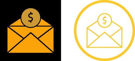 Mail Coin Vector Icon