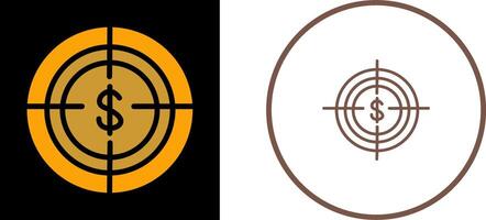 Economic Target Vector Icon