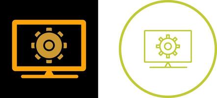 Computer Settings Vector Icon