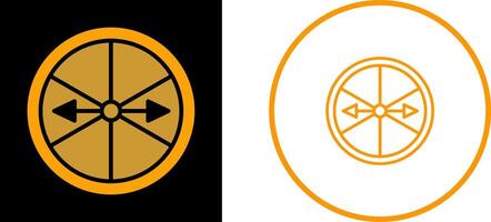 Roulette with Arrow Vector Icon