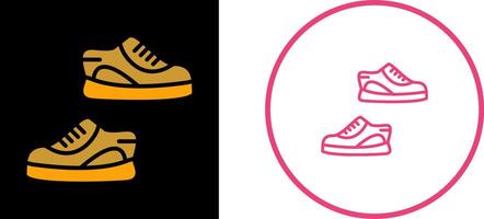 icono de vector de zapatillas