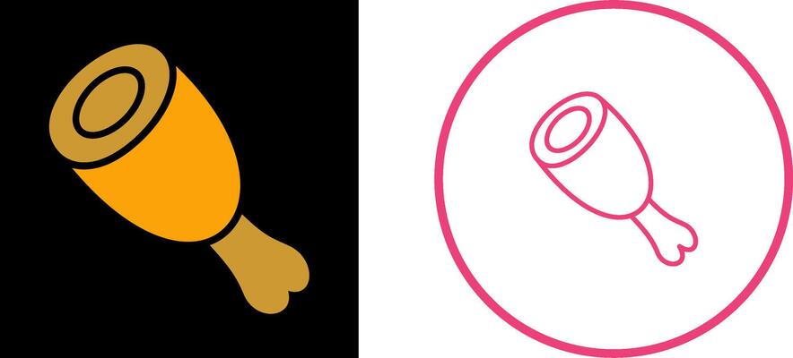 Cooked Ham Vector Icon