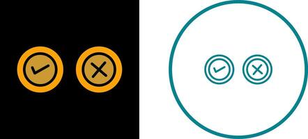 Yes No Option Vector Icon