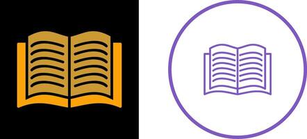 Textbook Vector Icon