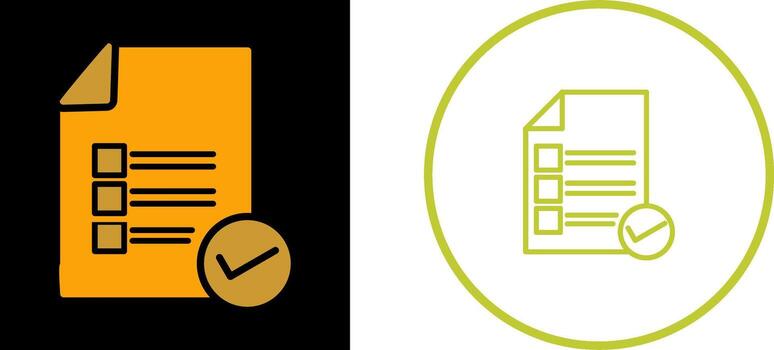 Valid Document Vector Icon