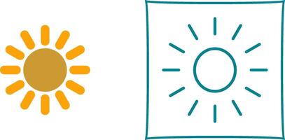 Sun Vector Icon