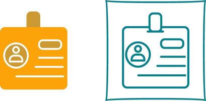 Identification Vector Icon