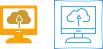 Cloud Backup Vector Icon
