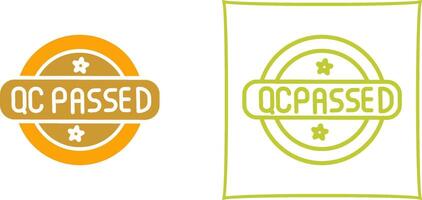 QC Passed Vector Icon