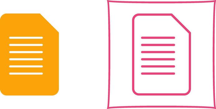 icono de vector de texto