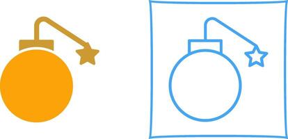 Exploding Cannon Ball Vector Icon