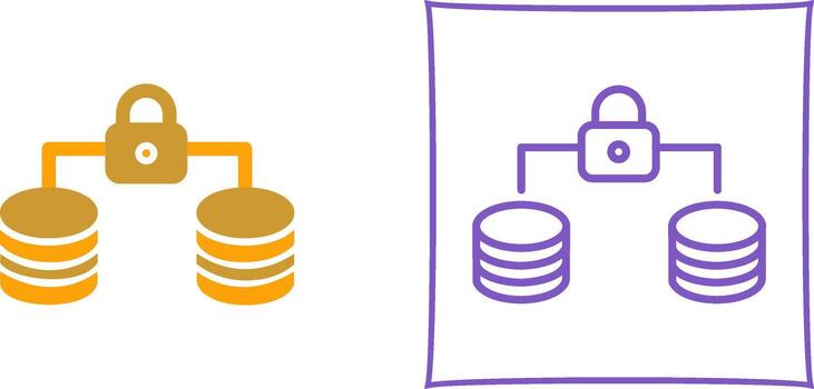 icono de vector de cifrado