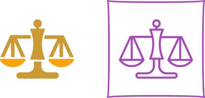 Justice Scale Vector Icon