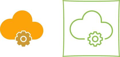 Cloud Computing Vector Icon