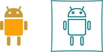 icono de vector de Android