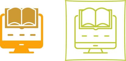 Digital Learning Vector Icon